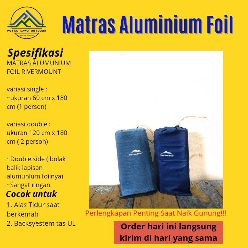 Matras Aluminium Foil Bolak Balik