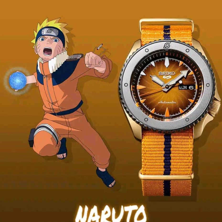 cod Jam Tangan Seiko Jam Tangan Cowoick Seiko Naruto Series Jam Tangan Pria Seiko Naruto