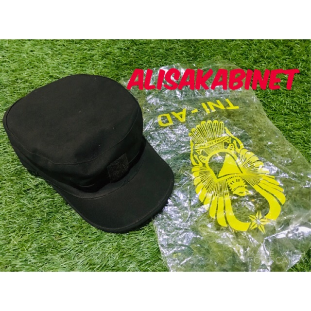 RPM Topi Pet PDH Komando Hijau Jatah TNI