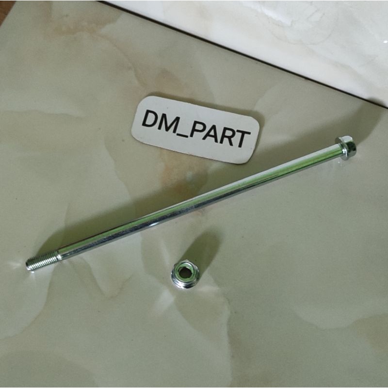 AS BAUT RODA DEPAN VELG TROMOL YAMAHA NMAX PANJANG 24 CM 2DP