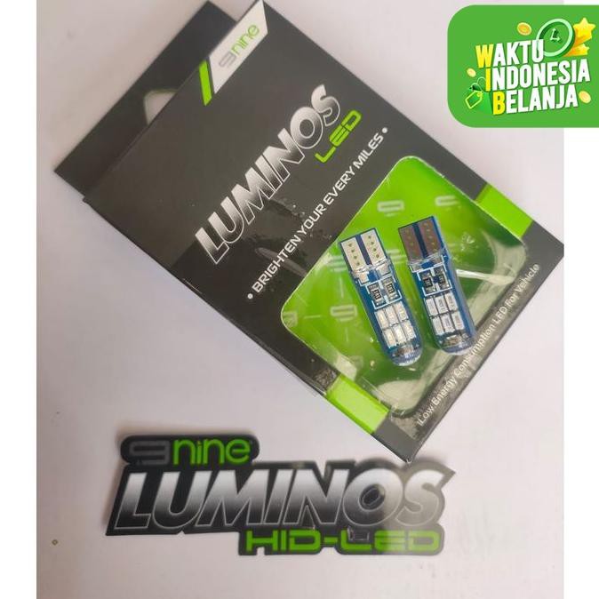 LUMINOS LED LAMPU SENJA KOTA T10 LUMINOS 15 TITIK - Biru Muda