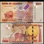 UANG KUNO UANG ASING UGANDA 1000 SHILLINGS GRESS/UNC