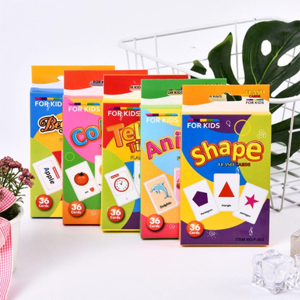 Needway Flash Card Makanan Anak Alphabet Animals Warna Mainan Edukasi Belajar Bahasa Inggris