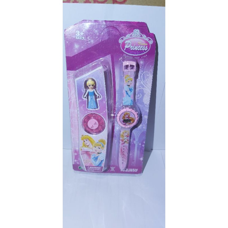 JAM KARAKTER ANAK PROMO PRINCESS KARAKTER MODEL LAMPU MUSIK