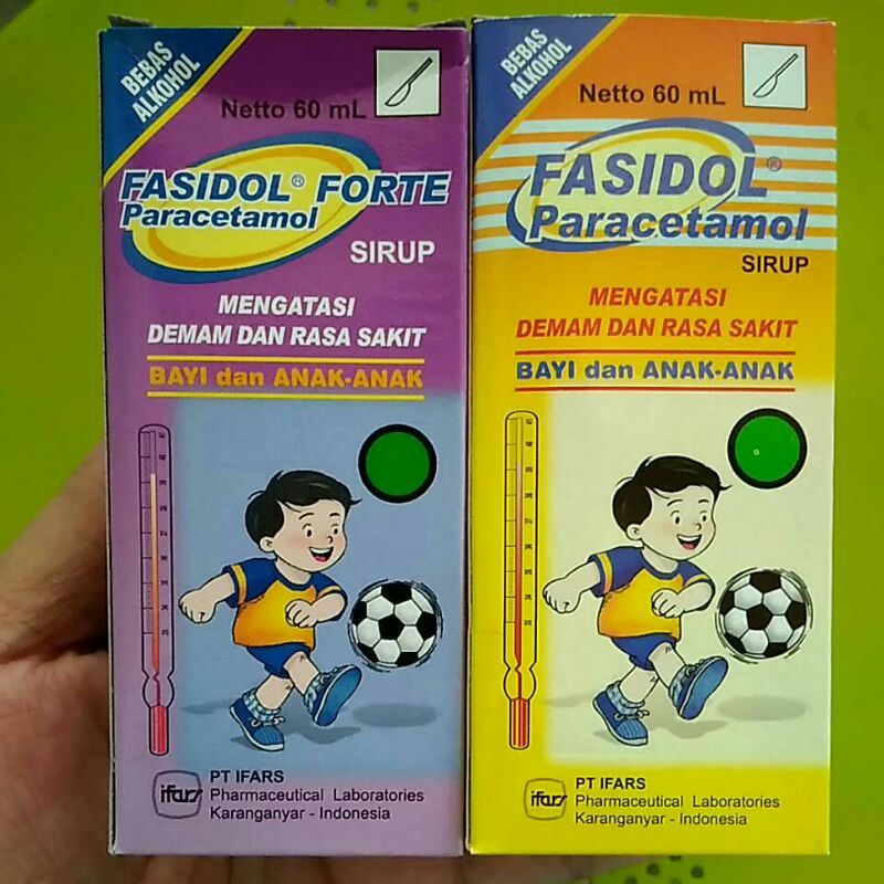 FASIDOL® 60 ml (Obat Turun Panas, Sakit Kepala, Sakit Gigi)