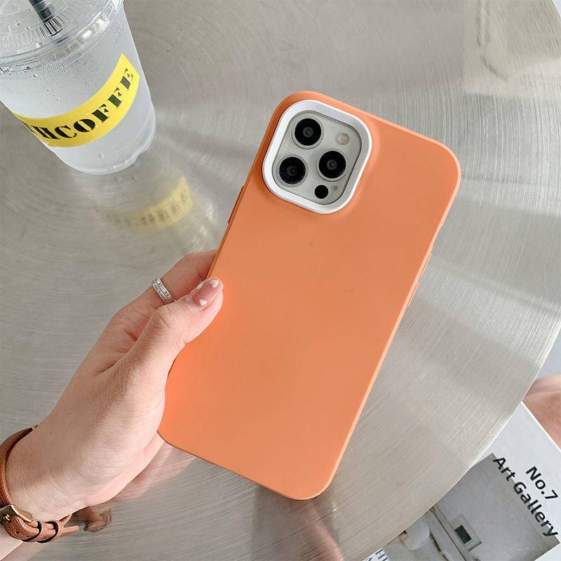 3 In 1 Case Bahan Silikon Tahan Banting Untuk Iphone 13 11 12 Pro Max 7 8 Plus X Xs Max Xr Se 2020