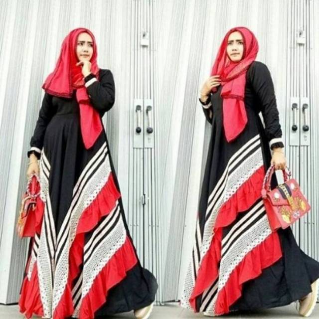 Ready exclusive dress kinaro / gamis kinaro