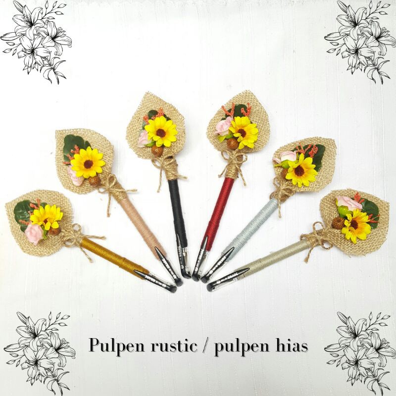 

Pulpen Rustic/Pulpen Hias / Pulpen Buku Tamu