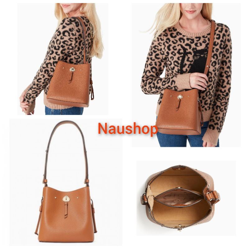 KATE SPADE Marti Small Bucket Warm Gingerbread KS