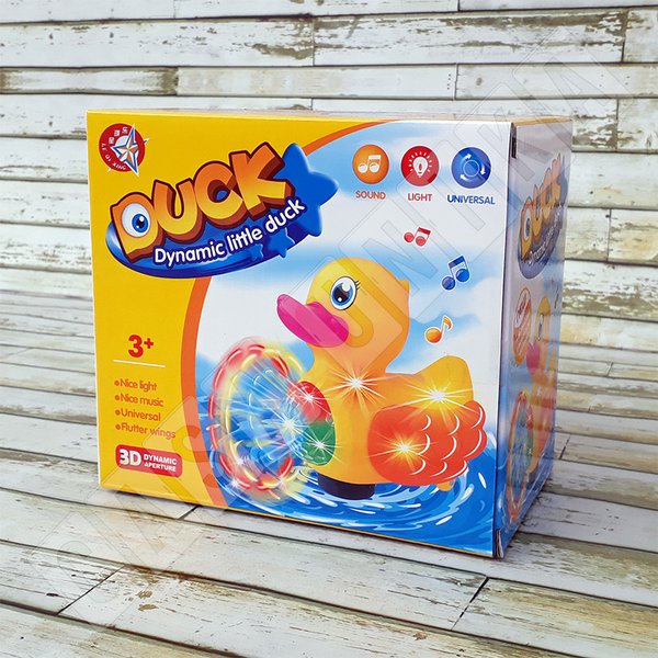 MAINAN ANAK BEBEK DYNAMIC 3D LITTLE DUCK cock -307 bump and go