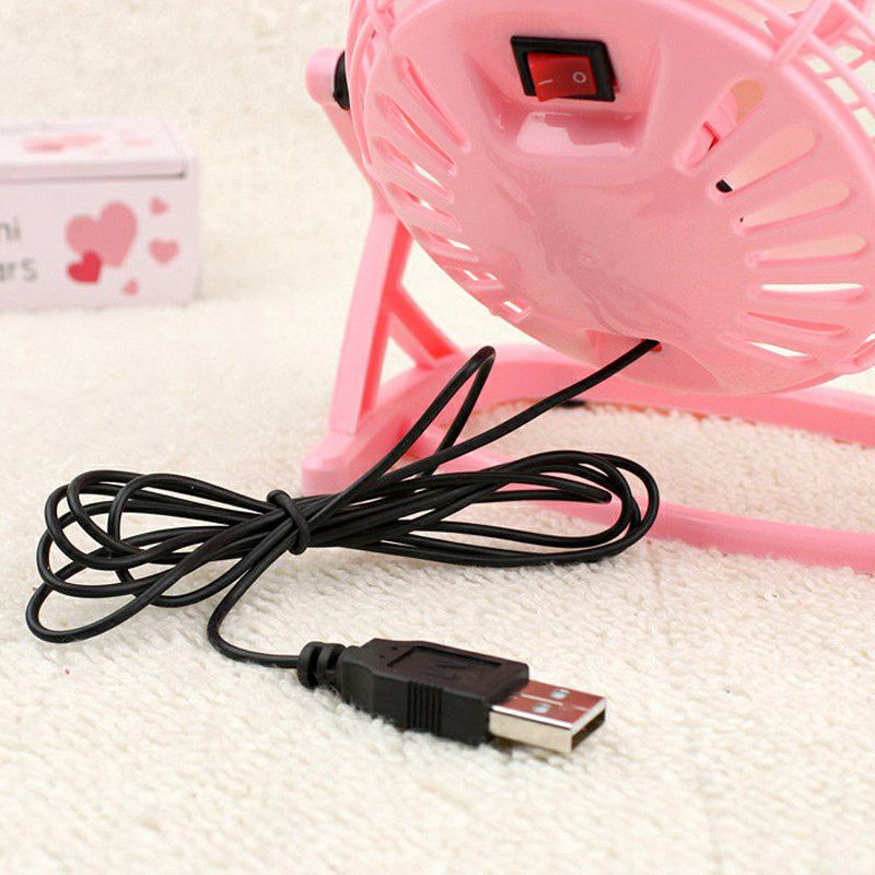 Kipas angin portable mini power usb mini fan geleng kecil