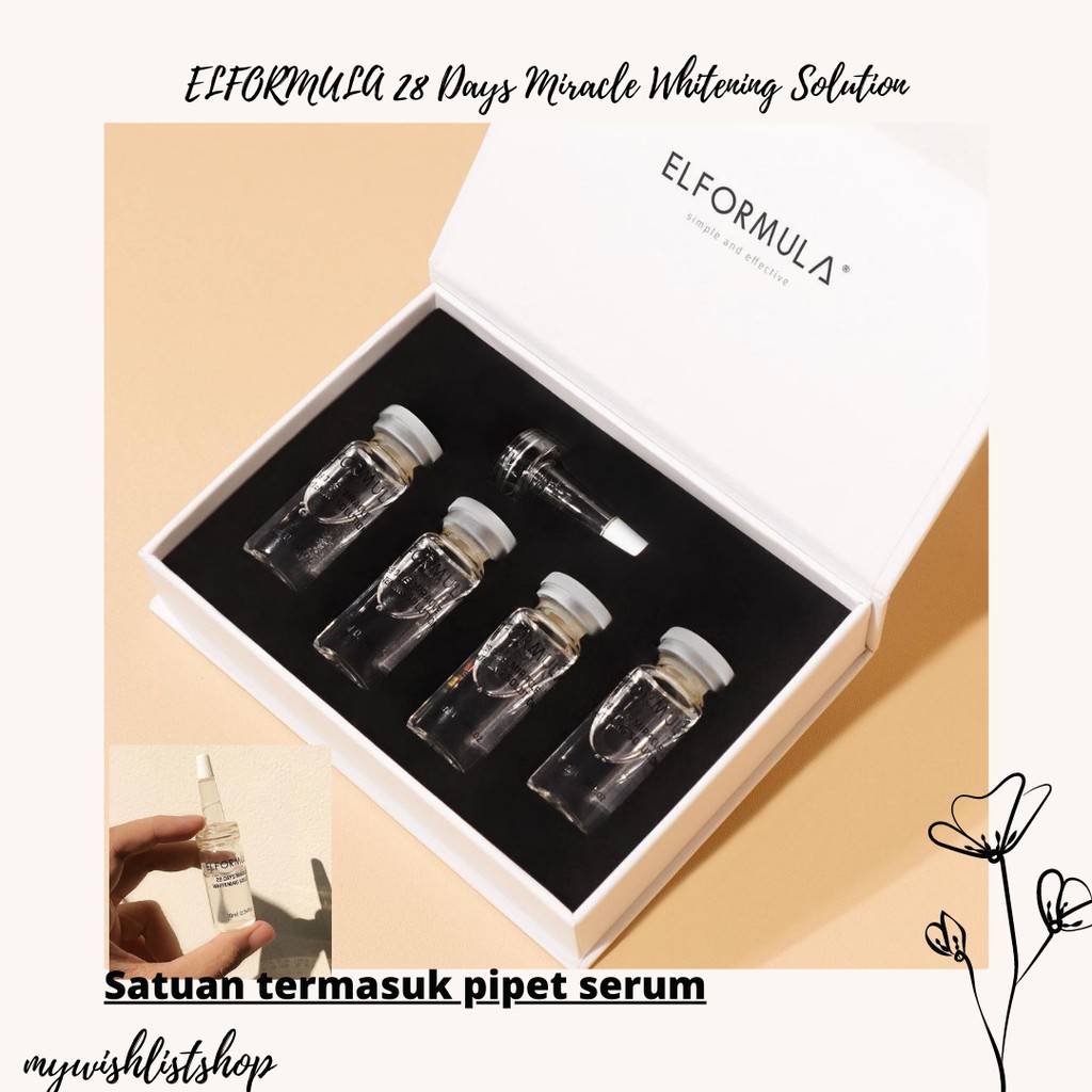ELFORMULA Serum 28 Days Miracle Whitening Solution
