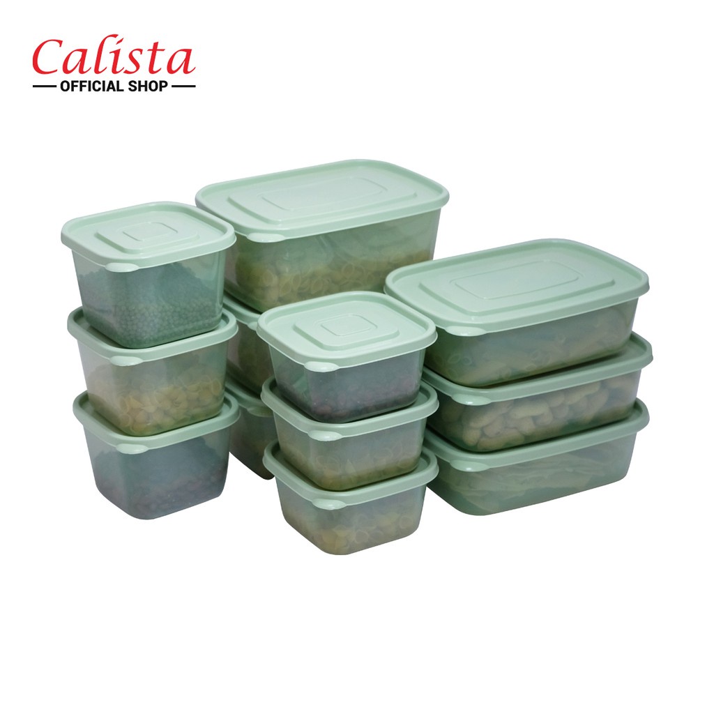 [GRATIS BUBBLE] TOPLES PLASTIK KALISTA RUMOI PREMIUM 12PCS FULL WARNA TOPLES SET FOOD CONTAINER SET TEMPAT MAKANAN WADAH KULKAS PENYIMPANAN SAYUR DAN BUAH MINIMALIS KOTAK SERBAGUNA SET