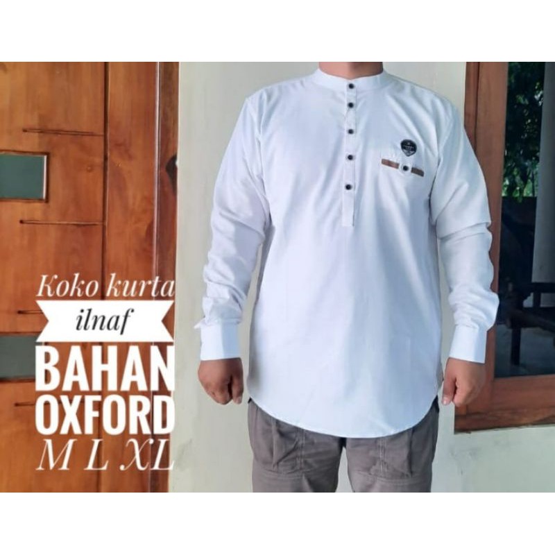 KOKO ILNAF LENGAN PANJANG MANSET/ BAJU KOKO DEWASA LENGAN PANJANG