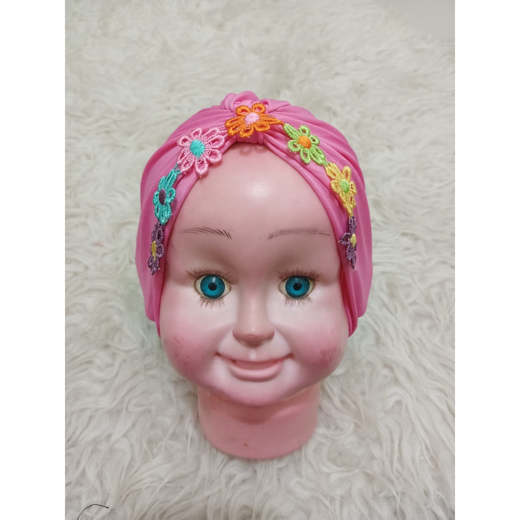 best seller turban baby melati rainbow- aksesoris perempuan anak korea bandana anak turban bayi perempuan turban bayi 0 6bulan aksesoris anak perempuan aksesoris rambut headband anak bando baby terbaru ciput bayi ciput anak