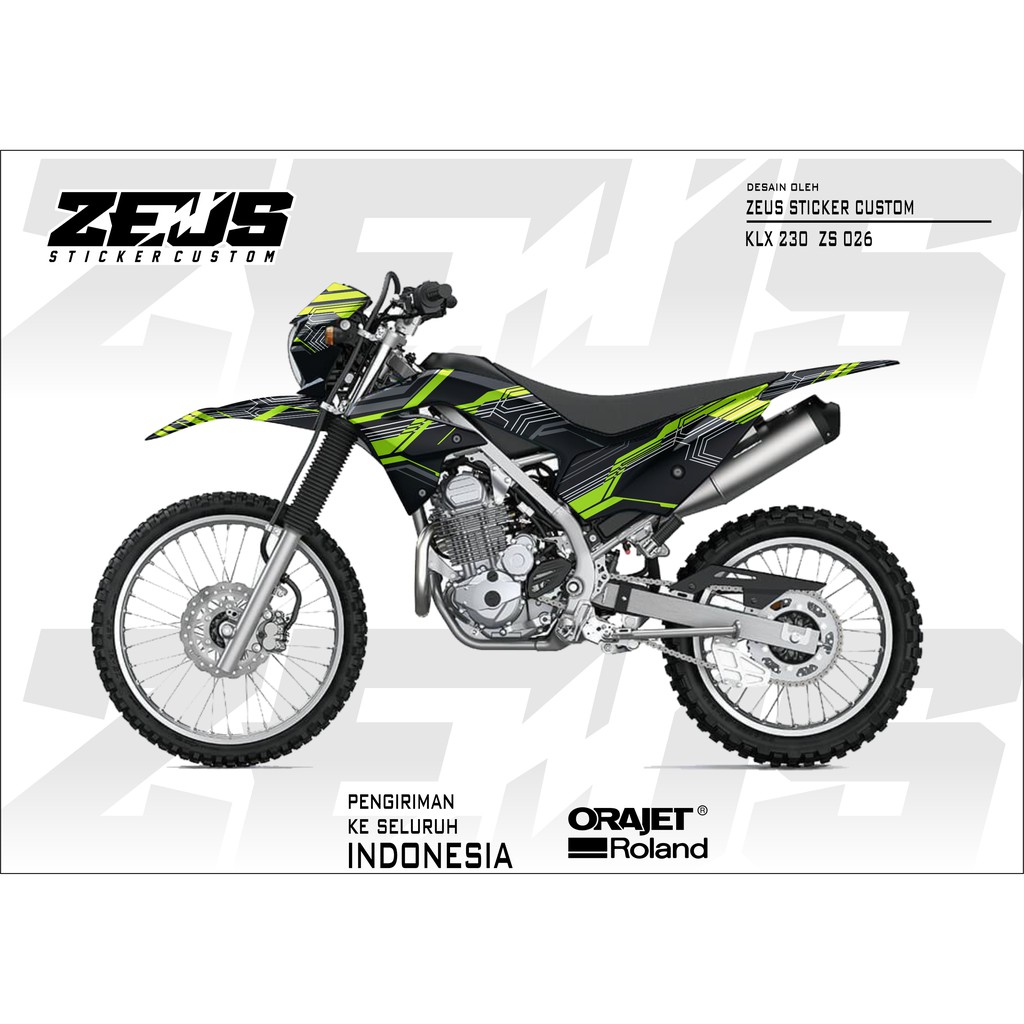 Decal Sticker - Stiker Dekal Klx 230 Md 26