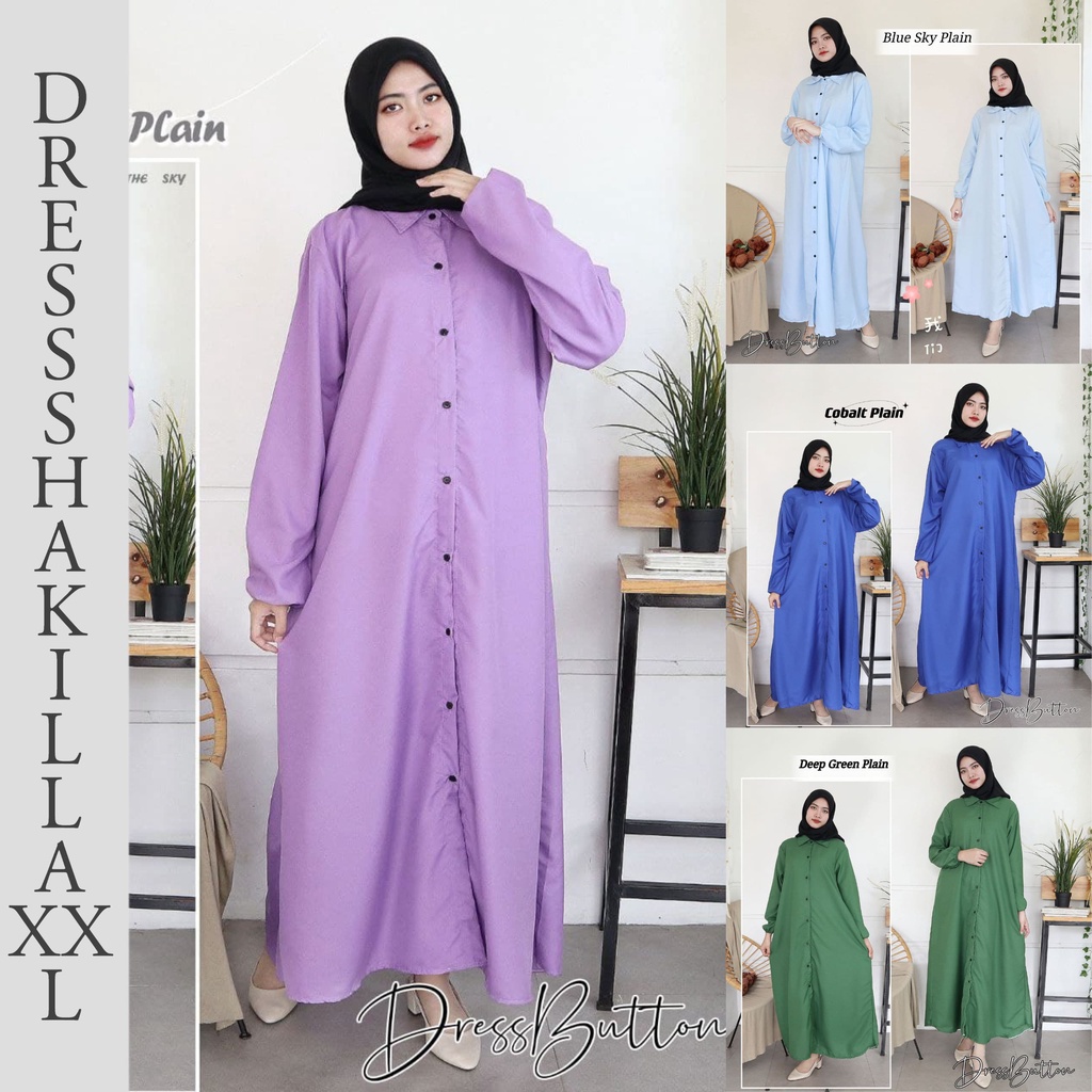 IZANY Dress Shakilla XXL JUMBO PLAIN