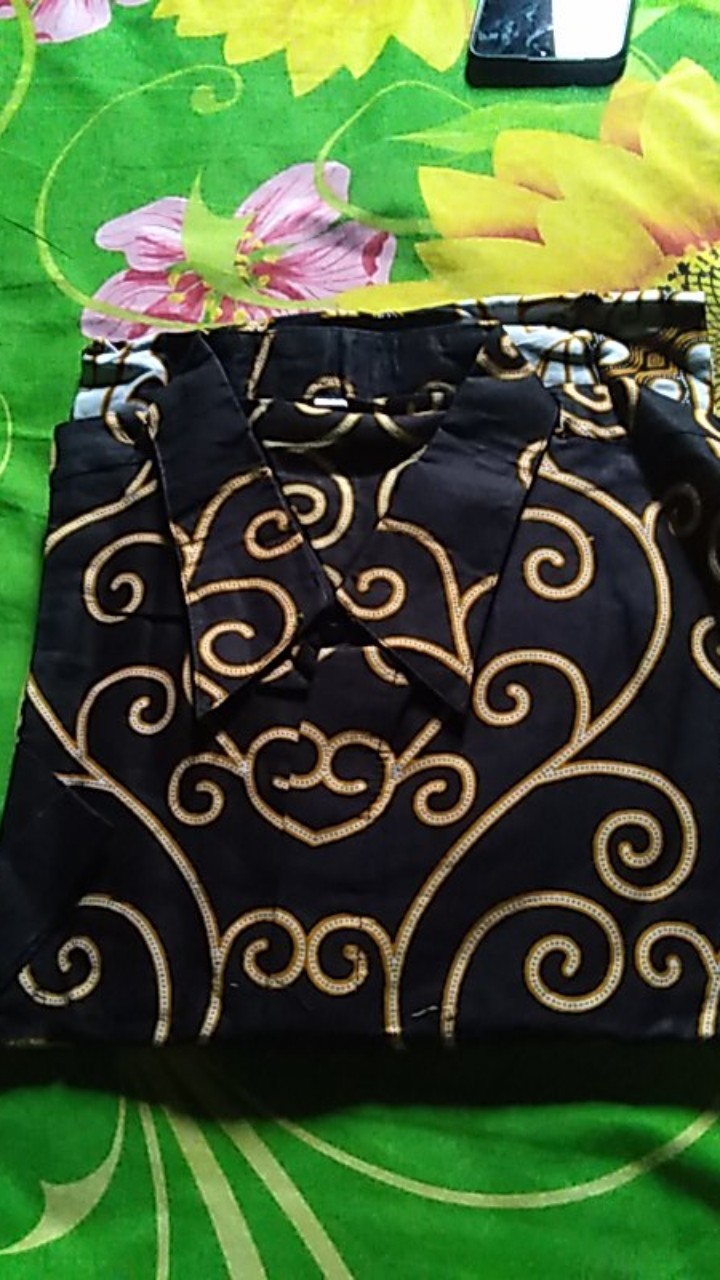 Kemeja Batik Big Size 4l-5l Hem Pria Jumbo Atasan Baju Batik Pria Ukuran Besar Dhl