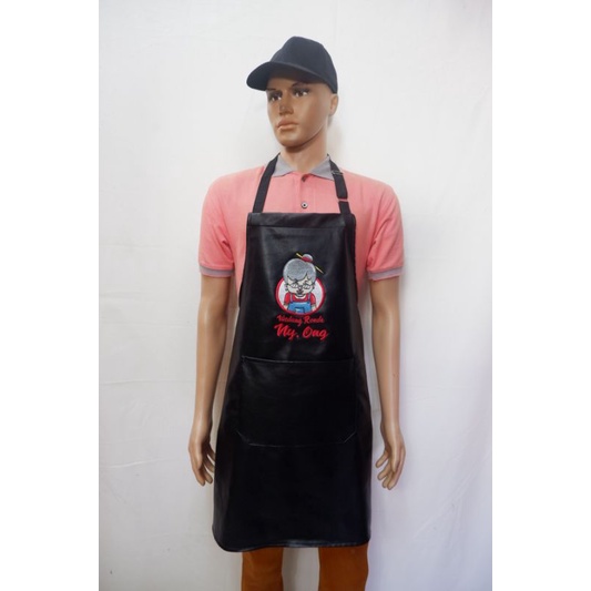 Celemek apron anti air waterproof,celemek barista ,celemek barbershop,celemek kitchen,