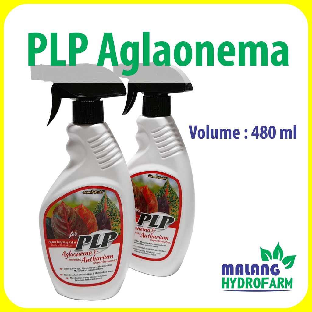 Pupuk Langsung Pakai Aglaonema dan Anthurium 480 ml PLP cair semprot aglonema anturium tanaman hias