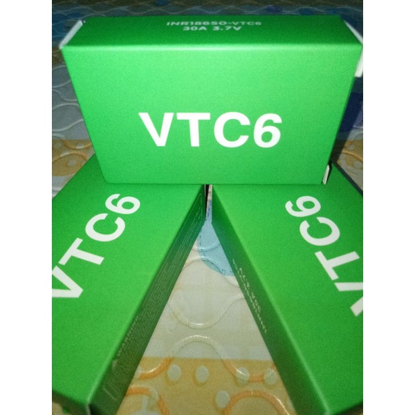 Battery Sony VTC6 SONY  VTC 6 18650 3000 Mah Authentic harga 1 untuk 1 pasang baterai