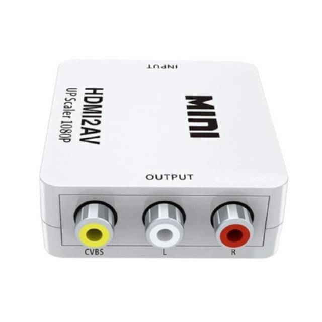 CONVERT HDMI FULL HD TO VIDEO AV RCA PORT AUDIO CONVERTER LCD TV - Convert Mini HDMI