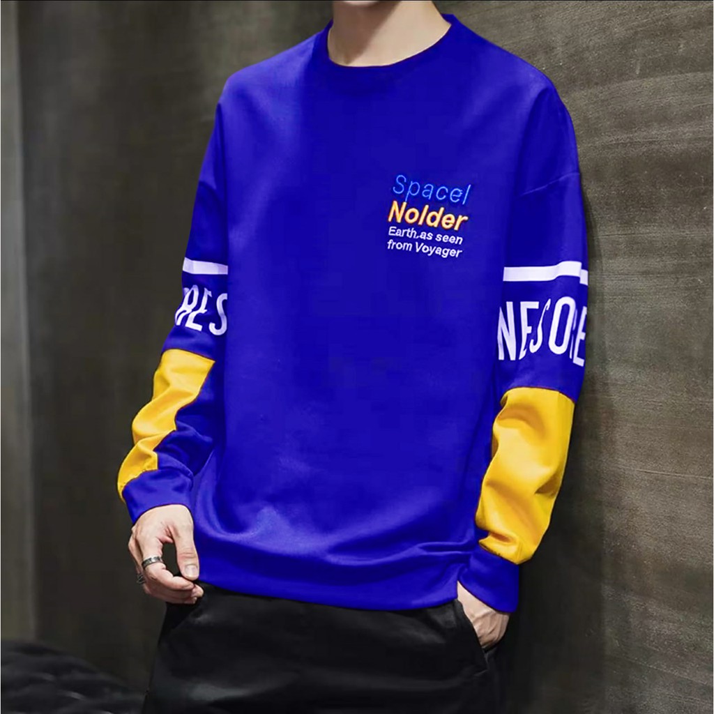 bisa COD / asgard777 - BAJU JUMPER SWEATER NOLDER / fashion cowok / baju cowok / style cowok