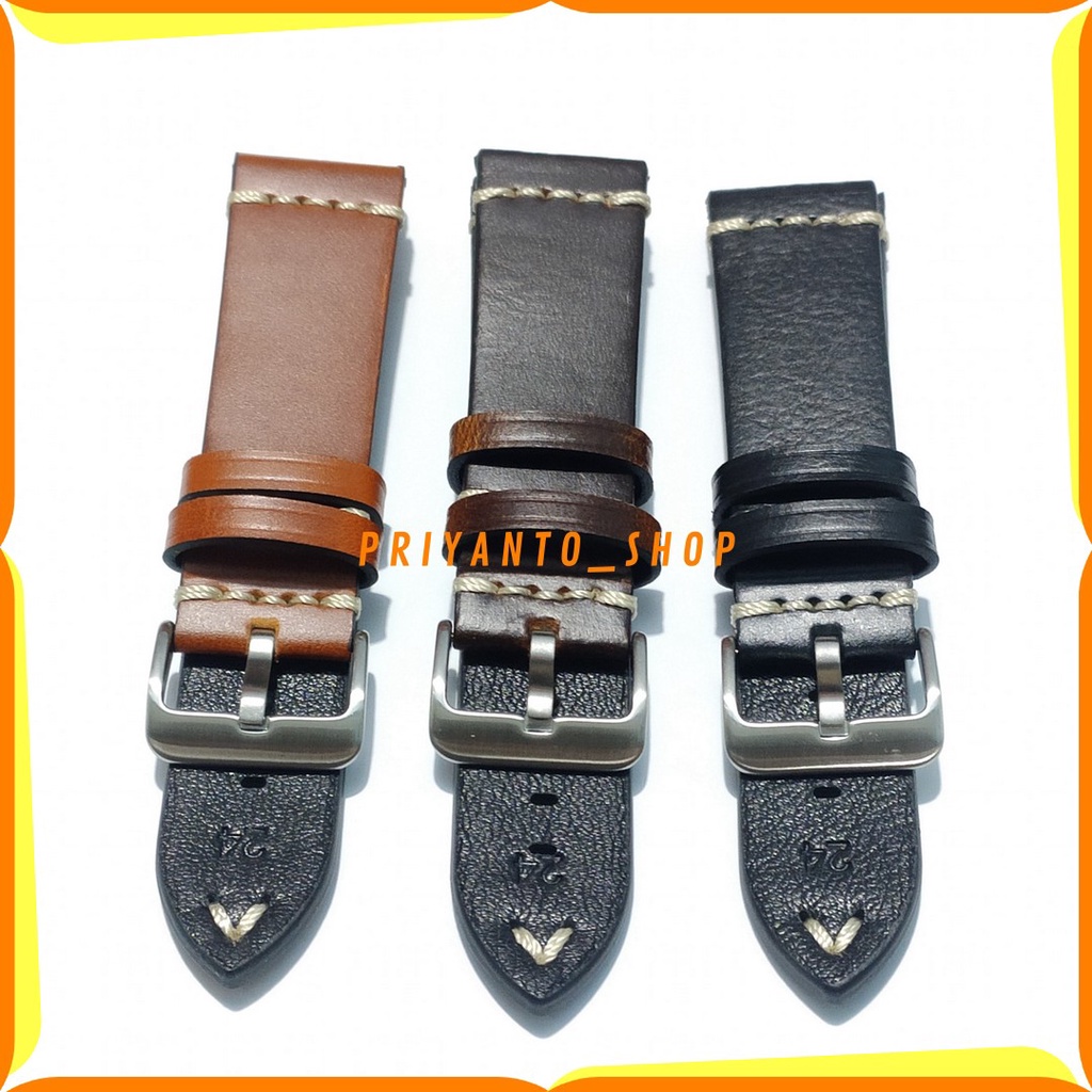 Strap watch Tali Strap jam tangan Vintage Handmade Expedition Alexandre Christie 22mm 24mm