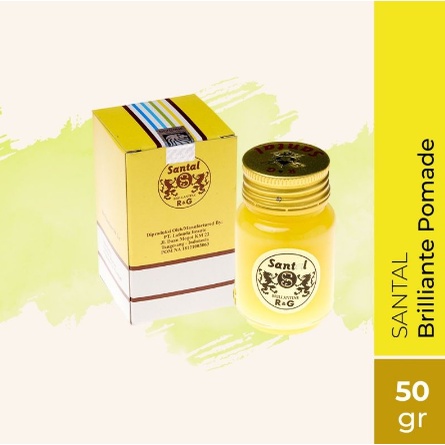 SANTAL Brillantine Pomade/Minyak Rambut 50 Gram