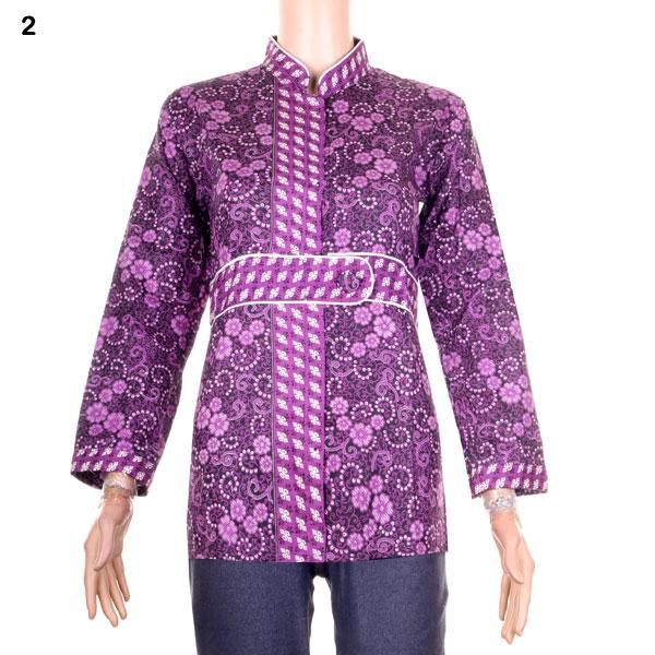 Blus Batik | Blouse Batik | Kemeja Batik Wanita Arini ungu