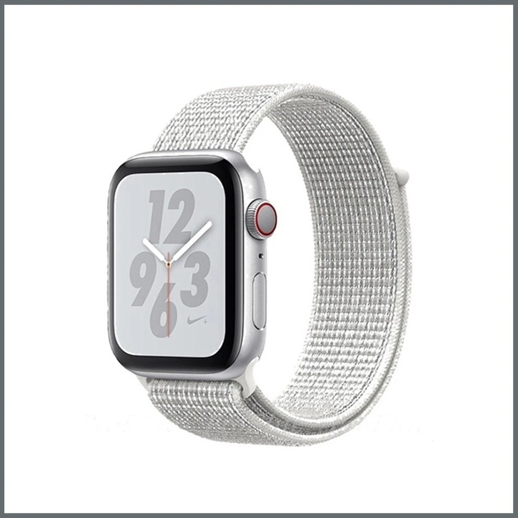 Strap Premium 38/40mm 42/44mm Bahan Nilon Untuk watch series 5/4/3/2/1-8#Summit White