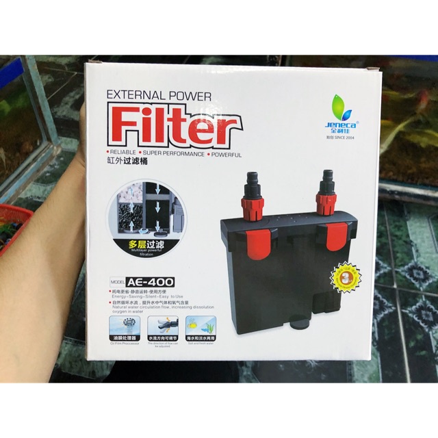 Filter Hang On Jeneca AE 400 aquarium with media filter AE400