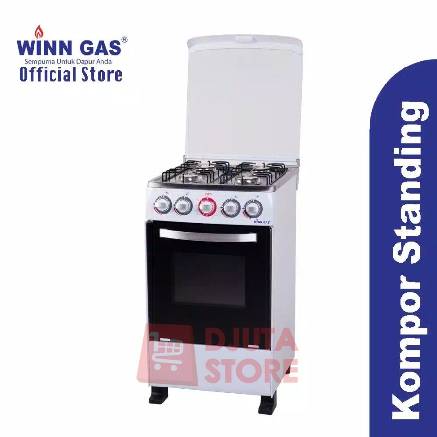 Winn Gas W 5050 - Kompor Gas Free Standing 4 Tungku Oven