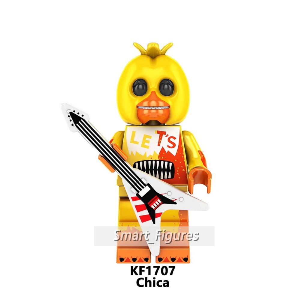 Mainan Action Figure Mini Karakter Five Night At Freddy 's Foxy Spintraft Rabbit Chica Freddy KF6160