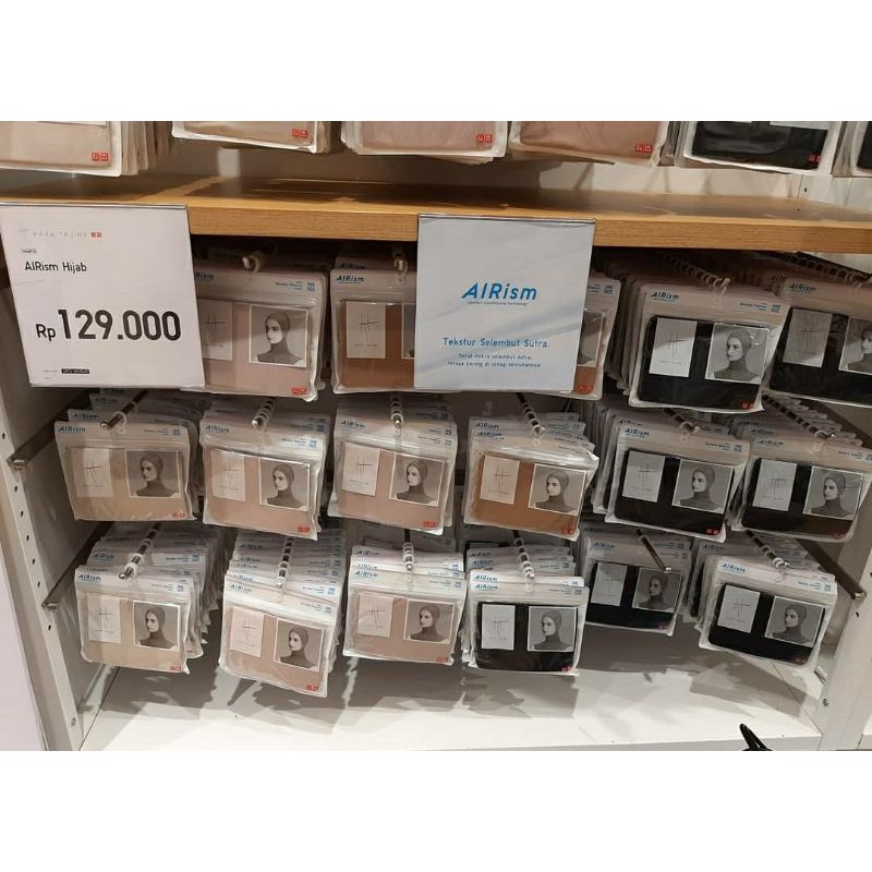 AIRISM INNER NINJA UNIQLO ( Black / Nude / Pink ) #racundinimantul