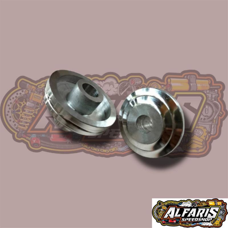 TUTUP GEAR BOX HONDA ALMUNIUM CNC BOSHING TROMOL DEPAN HONDA BEAT VARIO SCOOPY SPACY BEAT STREET ALMUNIUM CNC 1 SET SEPASANG