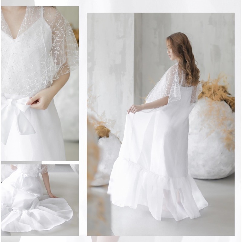 𝙏𝙪𝙩𝙪𝙡𝙡𝙚 Marrie Robe WEDDING ROBE KIMONO PENGANTIN