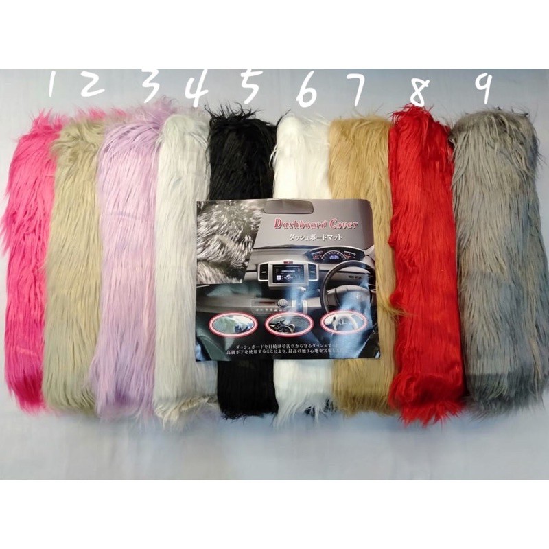 bulu dashboard mobil/alas dashboard / asesoris bulu mobil