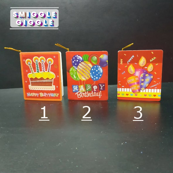 Kartu Ucapan Glitter / Greeting Card / Birthday Card 6th Part