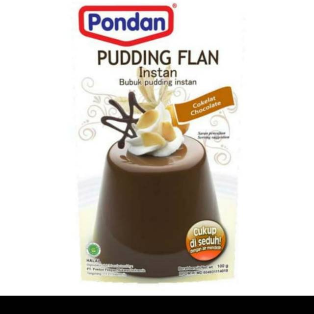 

PONDAN PUDDING FLAN CHOCOLATE POUCH 100 gram