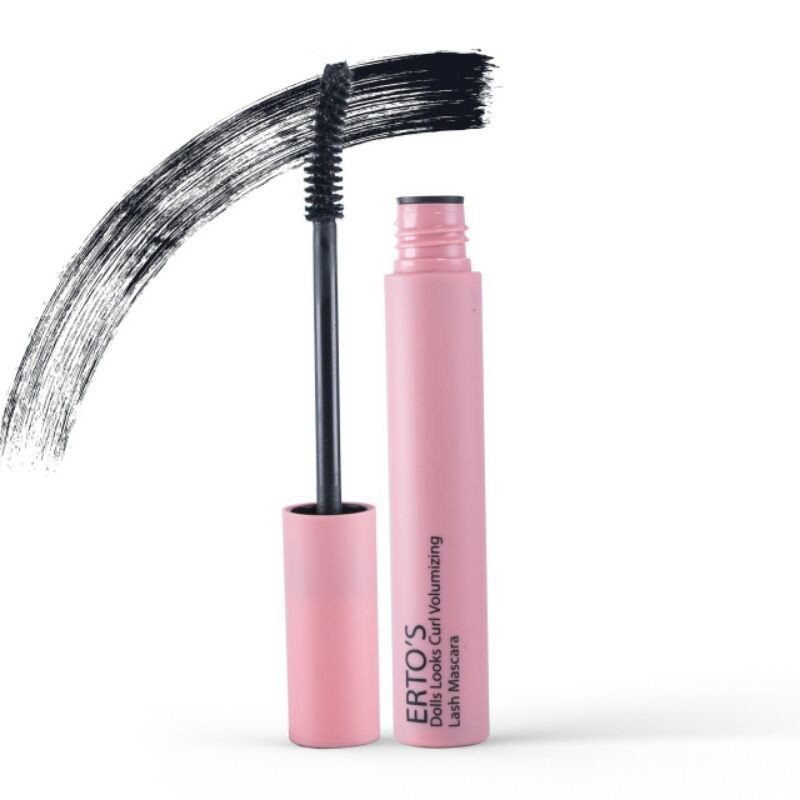 BPOM Ertos Doll Look Volumizing Waterproof Mascara Erto's Maskara Hitam Anti Air Dolls