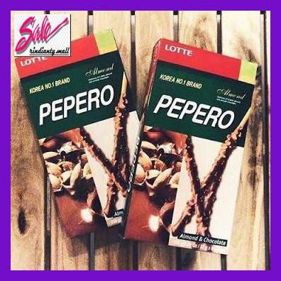 

RETLEMCOKLAT- LOTTE PEPERO ALMOND MADE IN KOREA -ASLII.