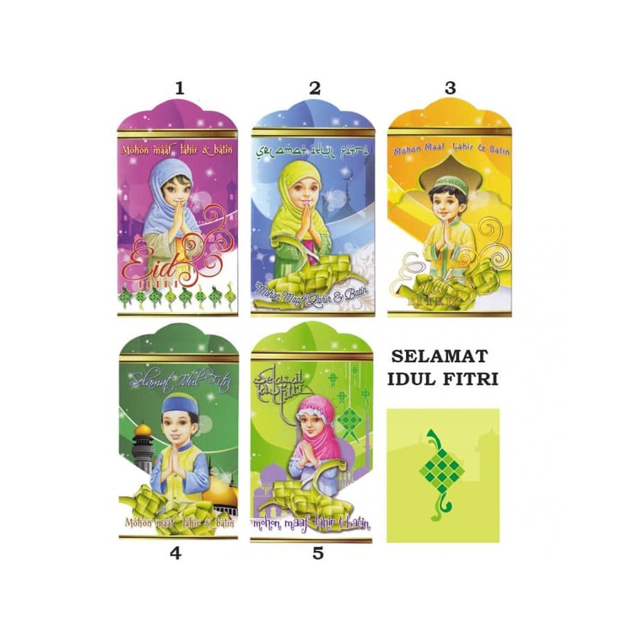 

Amplop Lebaran Amplop Idul Fitri Santun isi 8 pc Murah SEDANG 3412