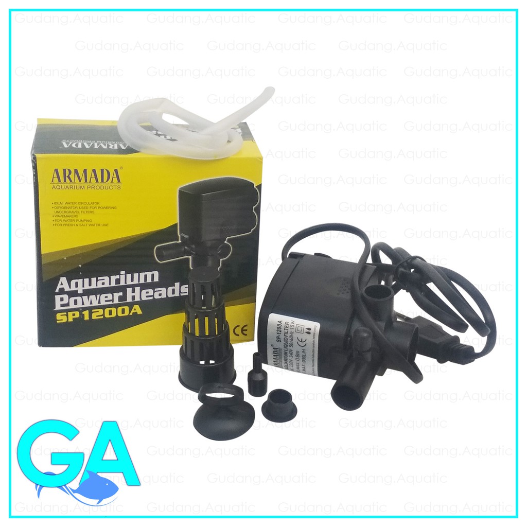 Jual Pompa Air Celup Armada Sp A Aquarium Power Heads Untuk Aquascape Aquarium Shopee