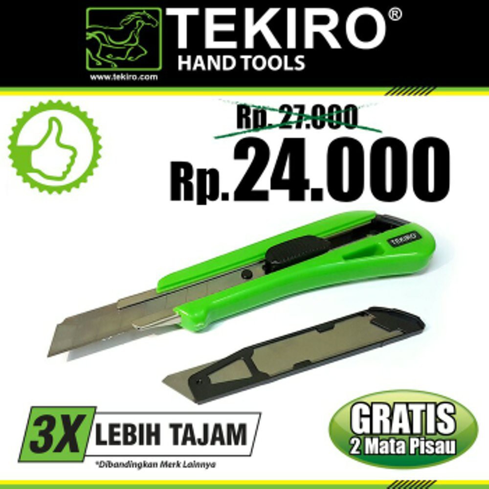 

Stok Ready Cutter Tekiro Besar ter akhir