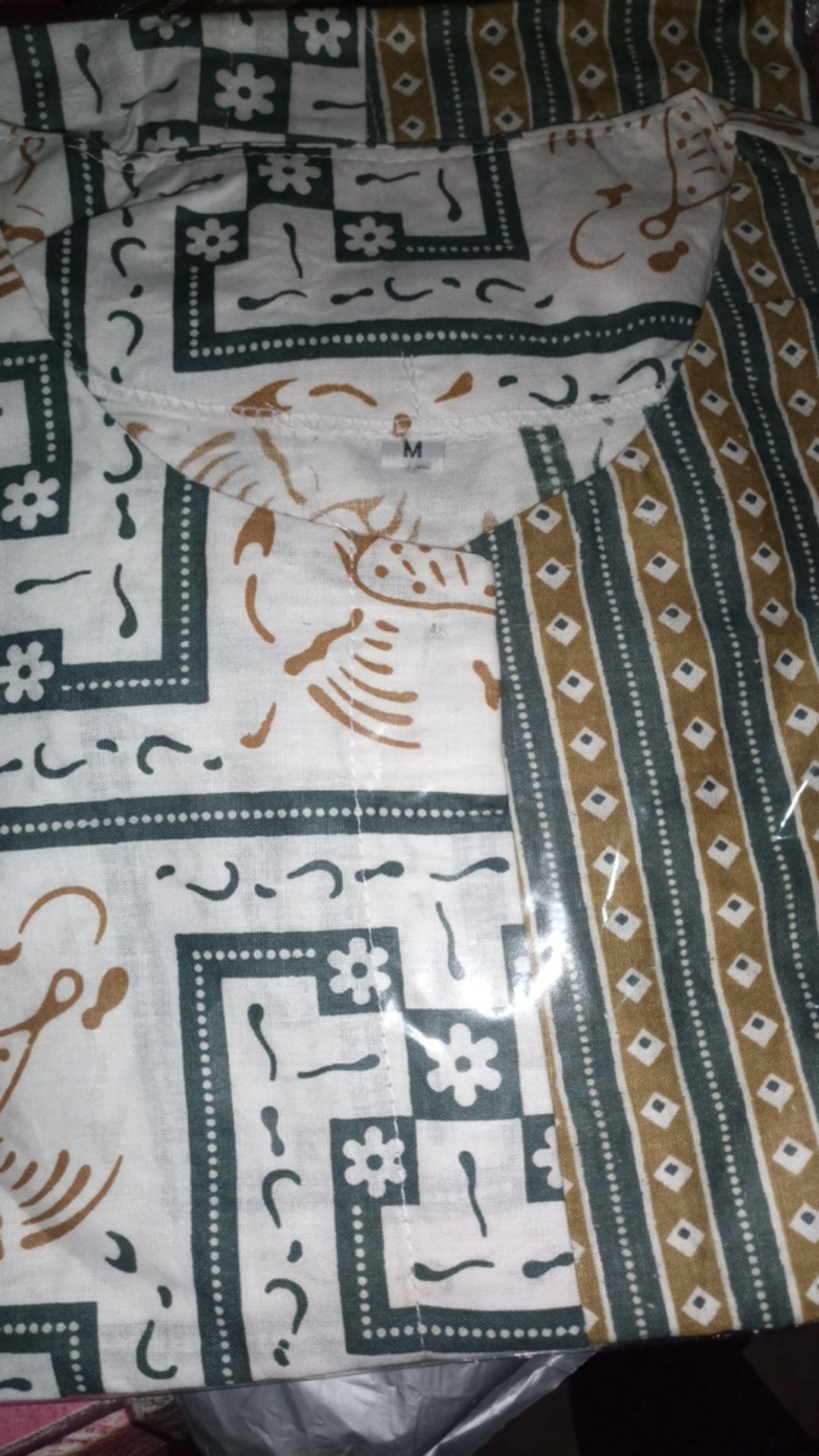 M-l-xl-xxl Batik Wanita Asj Sa Hrb026 Kenongo Kemeja Tosca Pendek