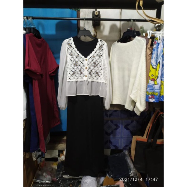 One set outer import dan inner lengan panjang