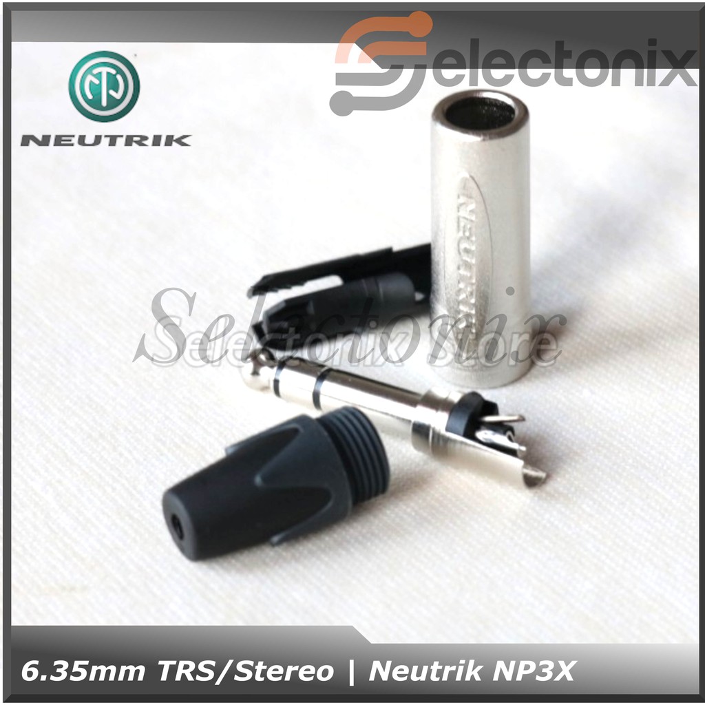 Jack Audio 1/4&quot; TRS-Stereo | Neutrik [NP3X] Original