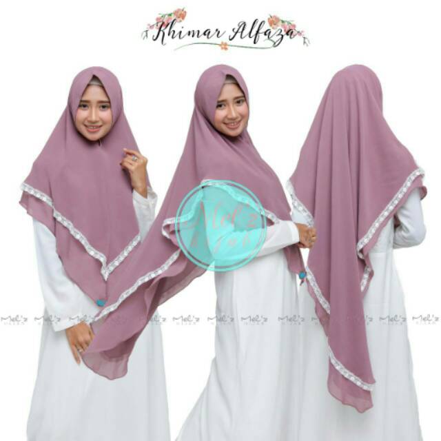 Khimar Alfaza ori by Melz hijab