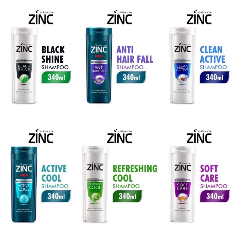 Zinc Shampoo (170ml/340ml)